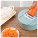 Compact and safe vegetable slicer set