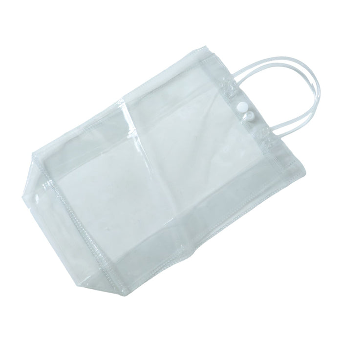 Transparent PVC Carry Bag (1 Pc, 22 x 16 Cm) by Your Brand