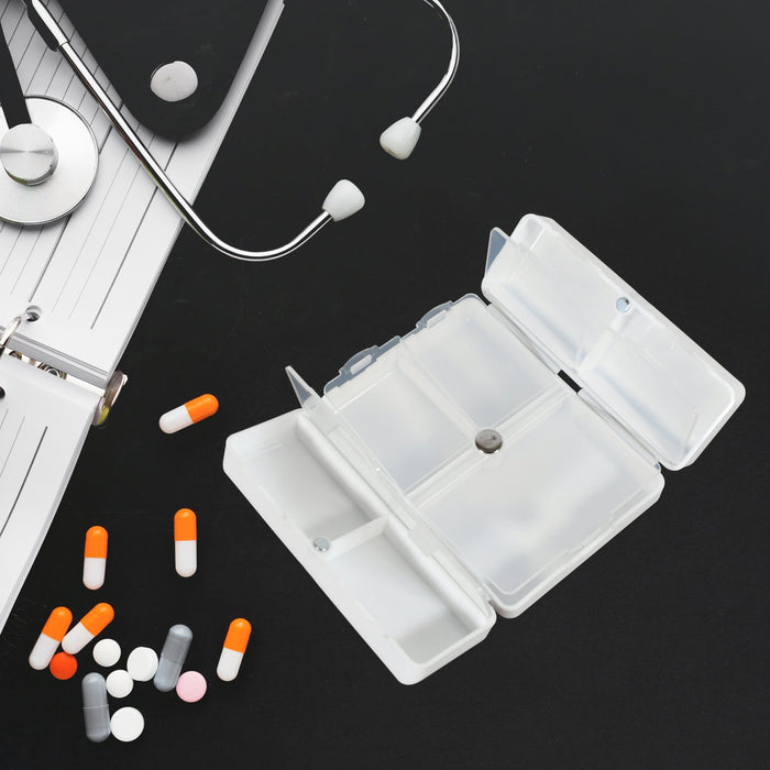 Magnetic Pill Organizer, Medicine Box (1 Pc)