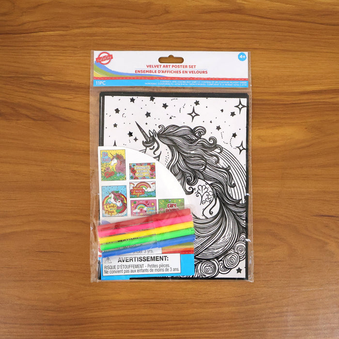 Creative Kids Colouring & Activity Poster Set (11 Pc)