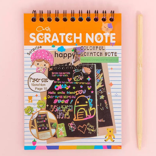 Crafts Rainbow Art Scratch Paper Book (10 Pages, Pack of 1) by Your Brand