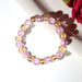 Elegant Dual-Tone Crystal Beaded Stretch Bracelet (1 Pc) by Your Brand