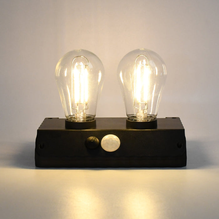 Solar Double LED Bulb Lamp YT-819- 2W (1 Pc) by Your Brand