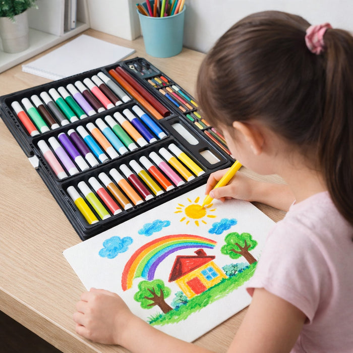 130 Piece Approx Complete art and drawing color kit by Your Brand