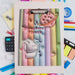 Wooden Paper Clipboard Writing Pad with Clip (1 Pc / 31×22 Cm) by Your Brand