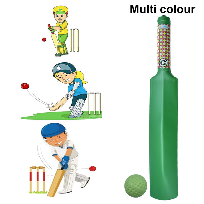 Plastic Cricket Bat Ball Set for Boys and Girls by Your Brand