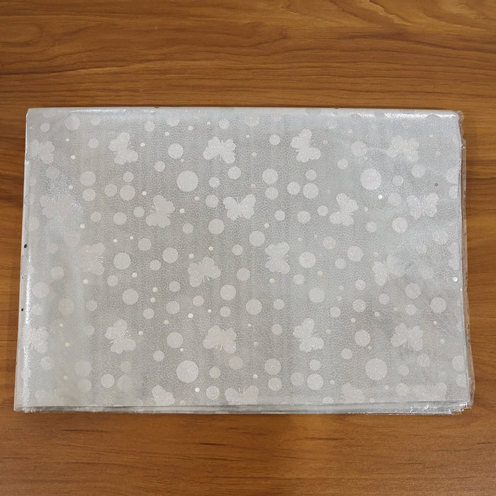 Decorative Silver Gift Wrapping Paper Sheets (1 pkt / Approx 20 Pcs / Mix Color) by Your Brand