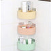 Plastic storage rack with hanging hooks