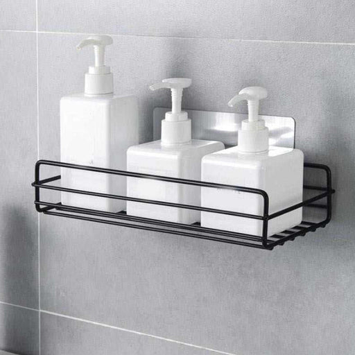 Multipurpose Wall Mount Metal Bathroom Shelf and Rack for Home and Kitchen. by Your Brand
