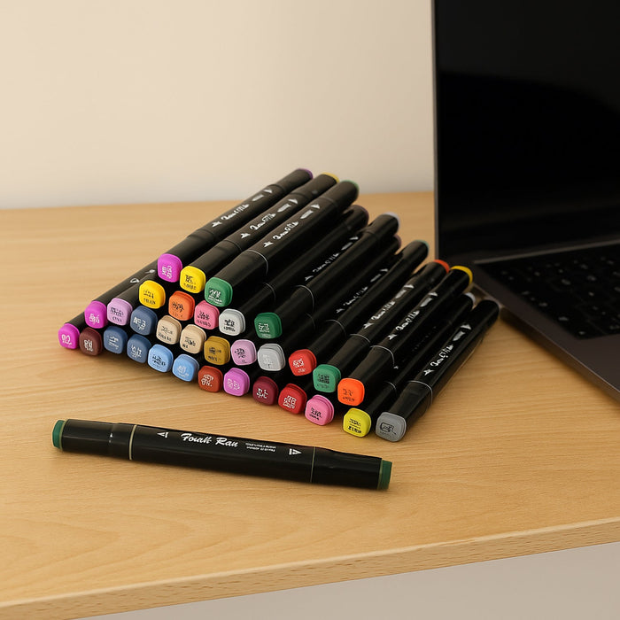 Dual-Tip Sketch Markers Set (48 Pc) by Your Brand