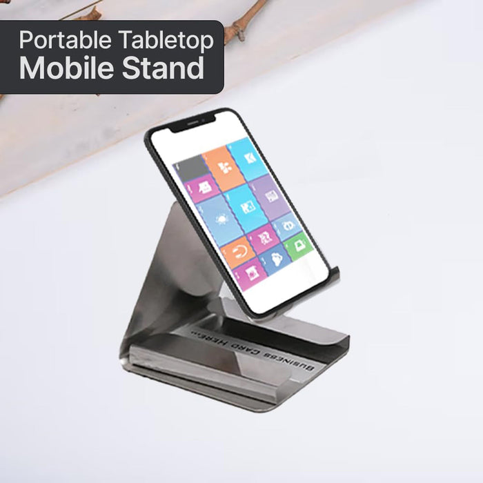 Premium Small Desktop Mobile Phone Stand Holder for Smartphones (1 Pc) by Your Brand