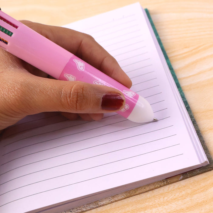 Cute Character Design 10-in-1 Multicolor Ball Pen (1 Pc) by Your Brand