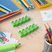 Green Plastic Push Pins Thumb Tacks for Notice Board (10 Pc) by Your Brand