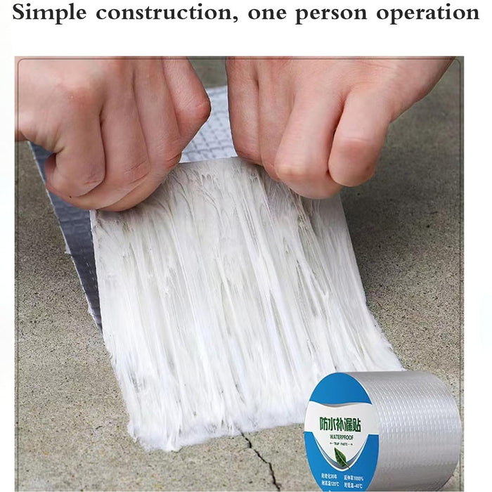 Self-Adhesive Insulation Resistant Aluminium Foil Duct Tape Roll (0.8mm) by Your Brand