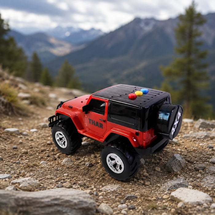 Kids Hunter Off-Road Friction Powered Toy Jeep Car (1 Pc) by Your Brand