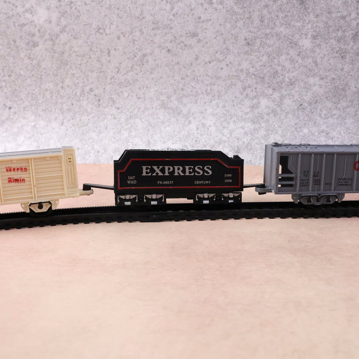 Toy Train Set for Kids, Battery Operated Train with Track Set by Your Brand