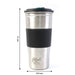 Portable stainless tumbler