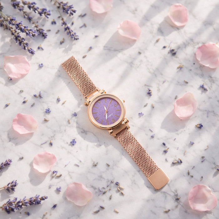 Elegant Ladies Wrist Watch with Stylish Dial and Premium Gift Box by Your Brand