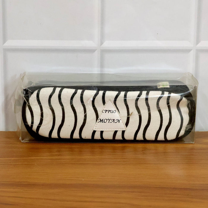 Premium Fabric Zipper Pencil Pouch (1 Pc) by Your Brand