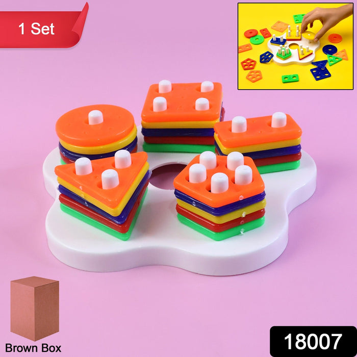 Geometric Stacking Sorter Puzzle Toy by Your Brand