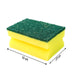 Scrub Sponge 2 in 1 PAD for Kitchen, Sink, Bathroom Cleaning Scrubber (3 Pc) by Your Brand