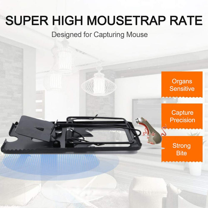 Mouse Trap Catcher Rodent Traps Mice Control Mice Snap Kill Trap (2 Pc) by Your Brand