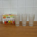 plastic drinkware glass set for dining table