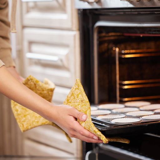 Professional Cotton Oven Mitt gloves by Your Brand