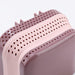 Small sink drain basket with ergonomic handle and foldable design