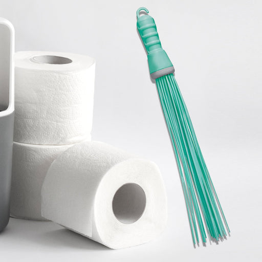 Plastic Hard Bristle Broom for Bathroom Floor Cleaning – Wet & Dry Scrubbing by Your Brand