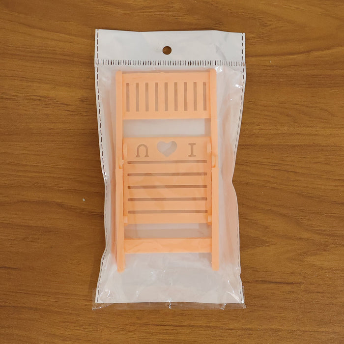Mini Chair Shape Mobile Stand Holder (1 Pc / Peach Color) by Your Brand