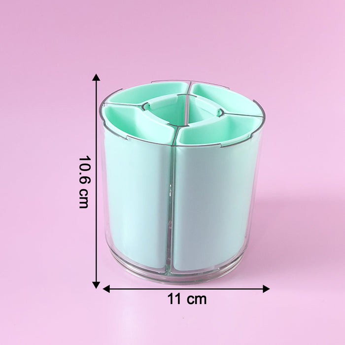 Multipurpose 5 Compartment Rotating Pen Holder (1 Pc) by Your Brand