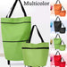 Folding Cart Bags Trolley Shopping Bag For Travel Luggage by Your Brand