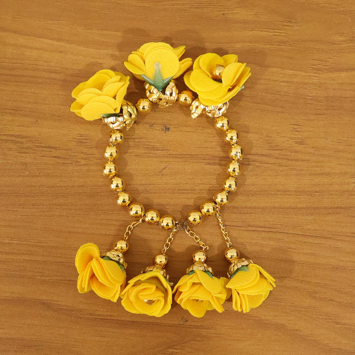 Traditional Pooja Wrist Ornament Haldi Kada Bracelet (1 Pc) by Your Brand