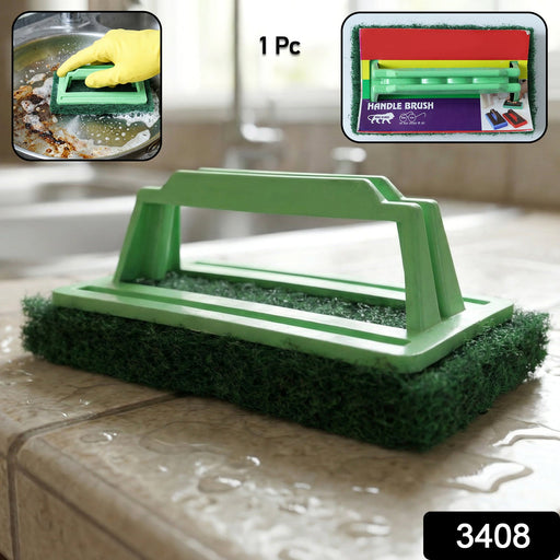 Tile cleaning multipurpose scrubber Brush with handle by Your Brand