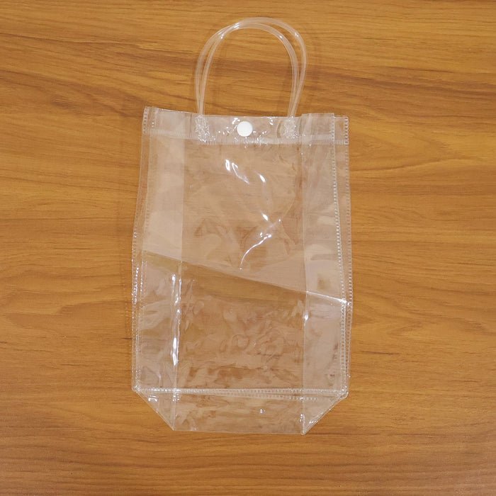 Transparent PVC Carry Bag (1 Pc, 22 x 16 Cm) by Your Brand