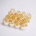 12Pc Multicolor Heart Candles Set