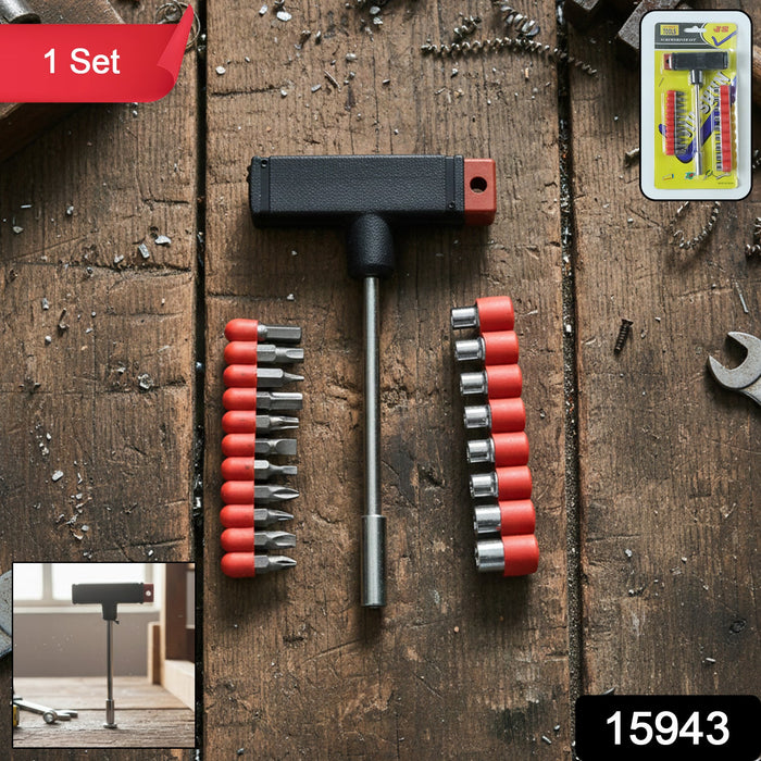 T Handle Screwdriver Tool Kit Set (1 Set) by Your Brand