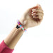 Premium Multicolor Crackle-Bead Stretch Bracelet (1 Pc) by Your Brand