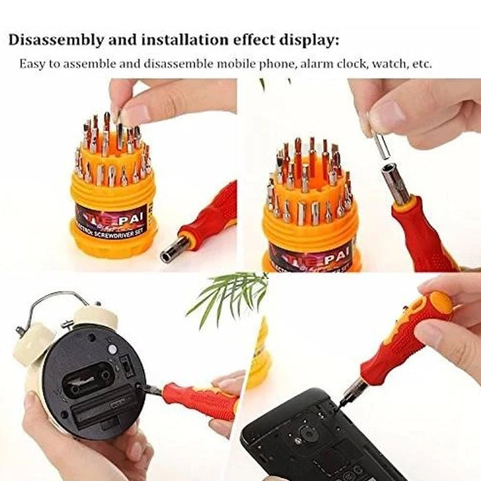 Magnetic 31 in 1 Repairing ScrewDriver Tool Set Kit by Your Brand
