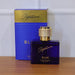 Signature blue perfume packaging design