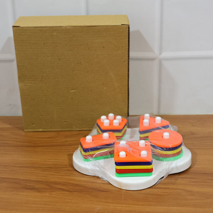 Geometric Stacking Sorter Puzzle Toy by Your Brand