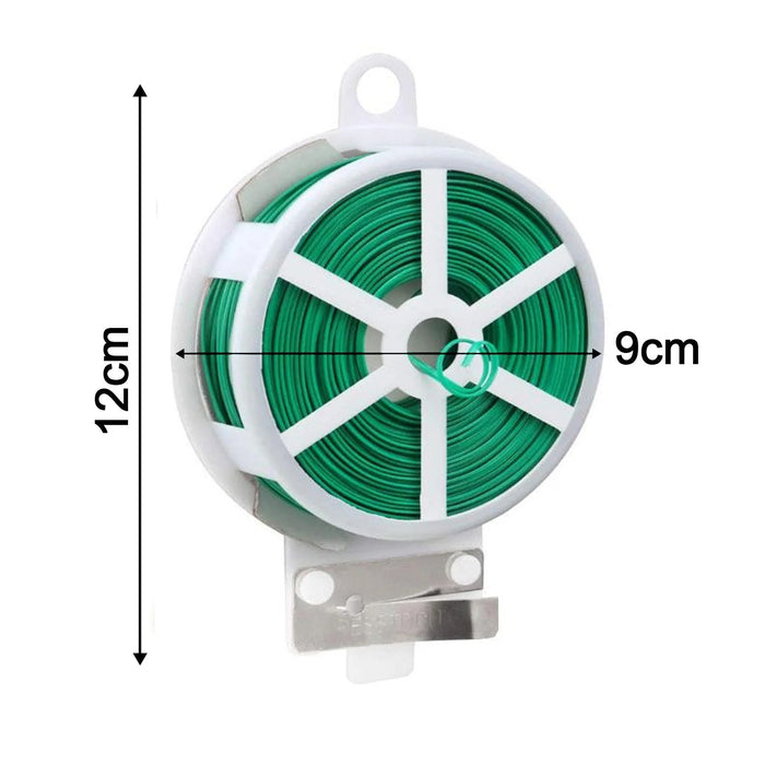Reusable Green Twist Tie Roll (50 Meter Length) by Your Brand