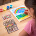 Kids Paint Coloring & Craft Activity Set with Beads (Mix Design, 1 Set) by Your Brand