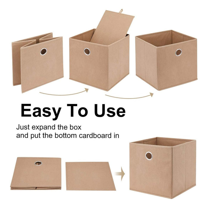 Foldable Square Storage Box (20x20 Cm / 1 Pc) by Your Brand