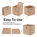 Foldable Square Storage Box (20x20 Cm / 1 Pc) by Your Brand