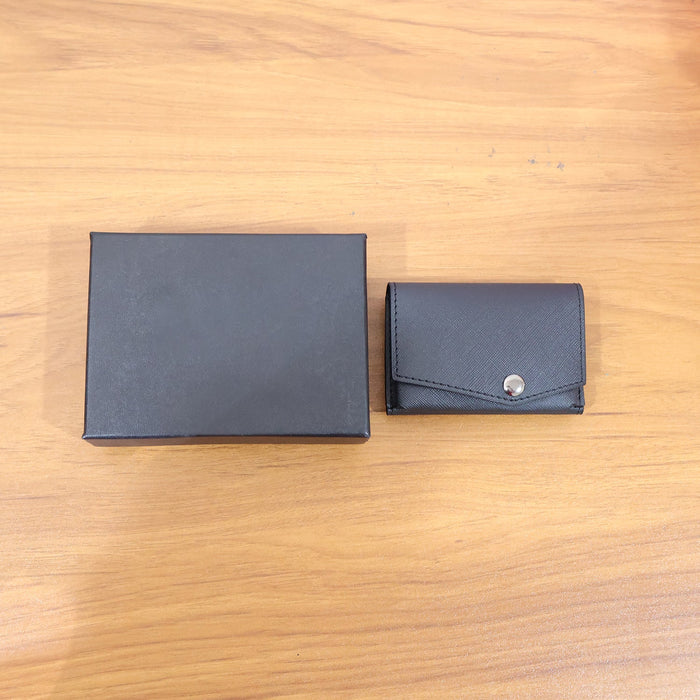 Premium Compact Multi-Card Wallet with Secure Snap Closure by Your Brand