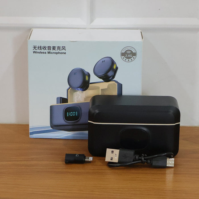 Premium Wireless Lavalier Microphone Set (1 Set) by Your Brand