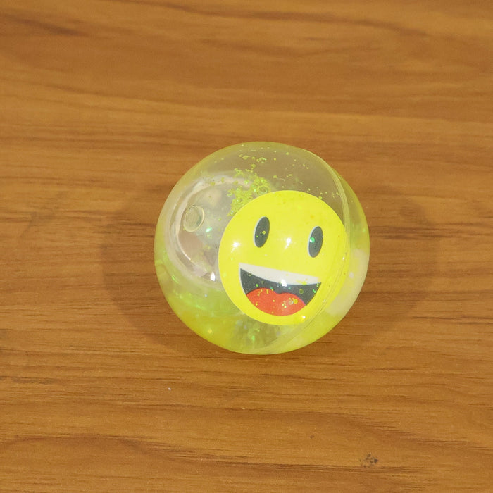 Smiley Face Sensory Light Water Ball Toy for Kids (1 Pc) by Your Brand
