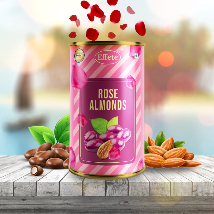 Golden Rose with Almonds chocolate Gift Set (1 Set) by Your Brand